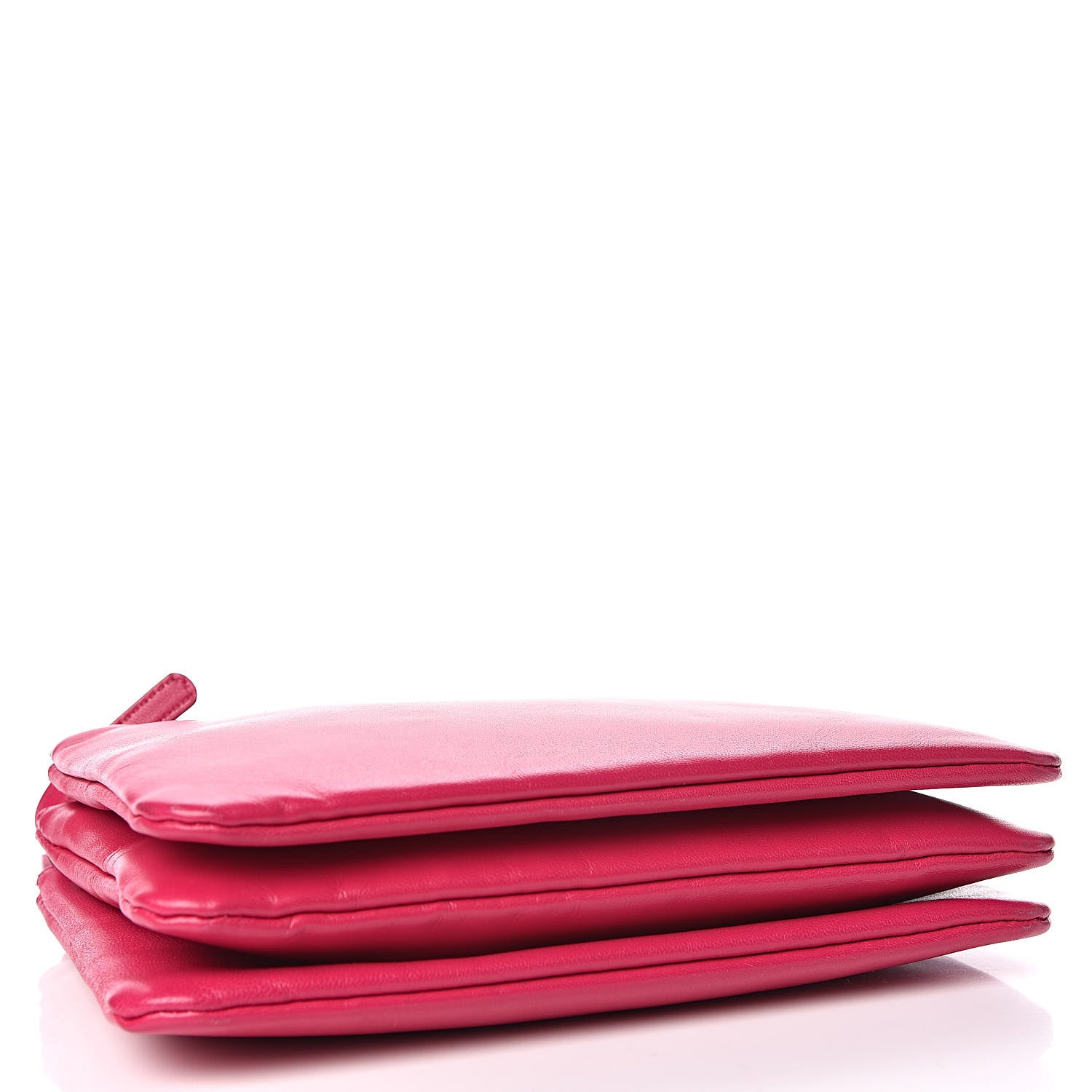 Celine Lambskin Small Trio Crossbody Bag Pink 4 of 11