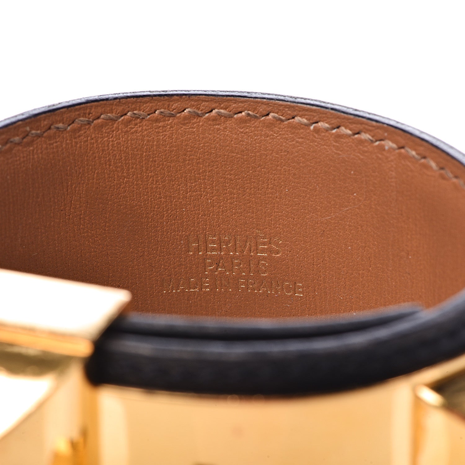 Hermes Box Collier De Chien CDC Bracelet S Black 5 of 8