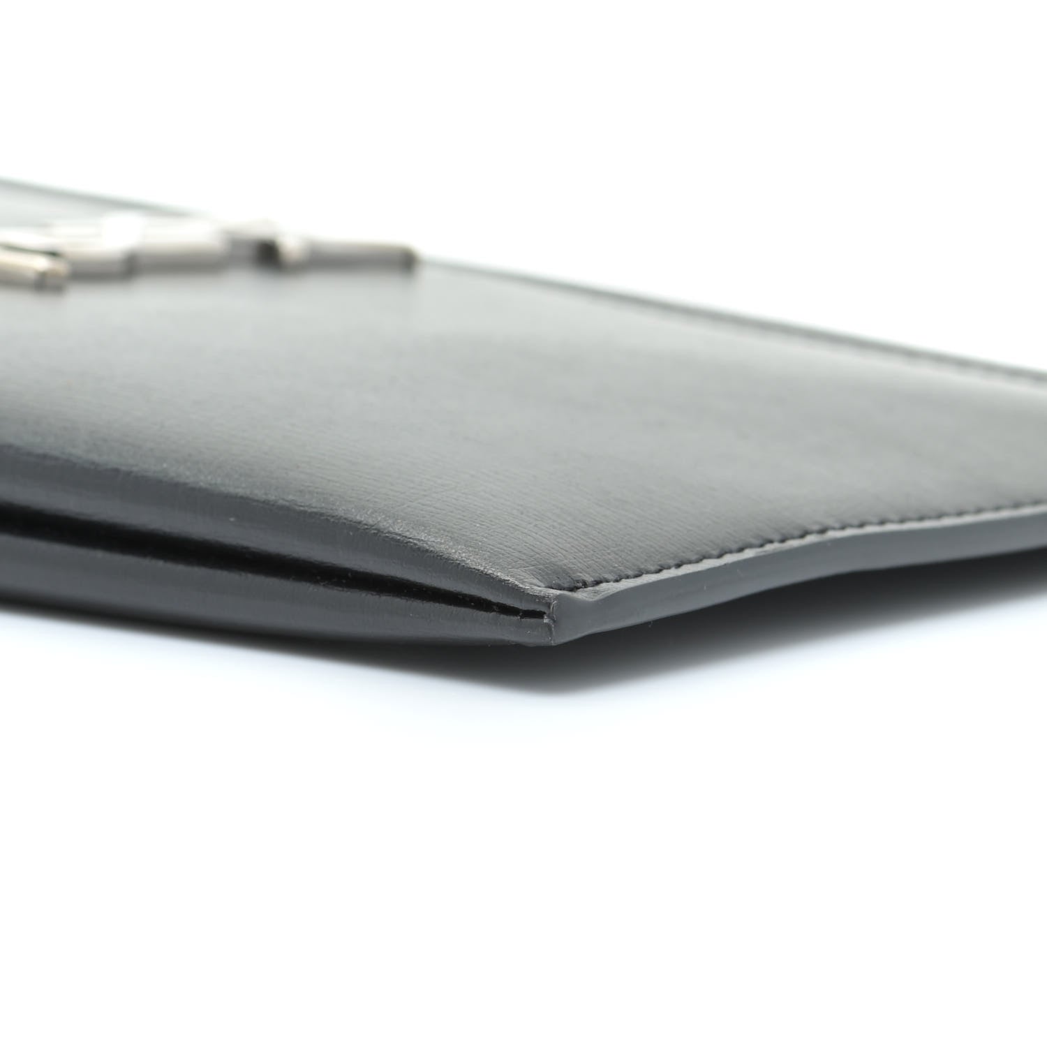 Saint Laurent Smooth Calfskin Monogram Bill Pouch Black 5 of 11