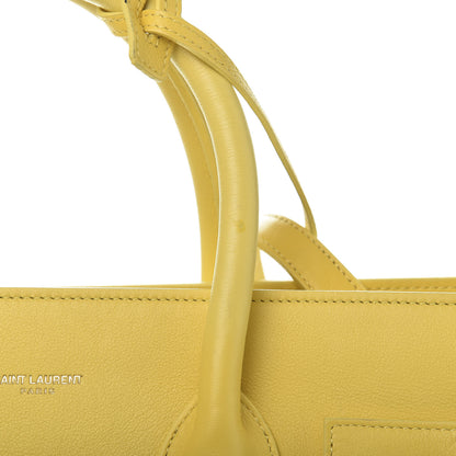 Saint Laurent Calfskin Small Sac De Jour Yellow 13 of 15