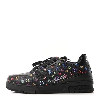 Louis Vuitton LV X TM Calfskin Monogram Multicolor LV Trainer Sneakers 8 Black 1 of 10