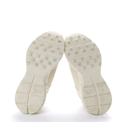 Gucci Calfskin Logo Mens Rhyton Sneakers 11 Ivory 5 of 14