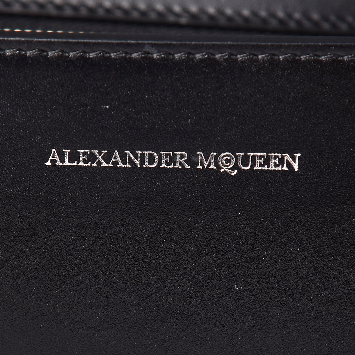 Alexander McQueen Calfskin Knuckle Shoulder Bag Black 8 of 23