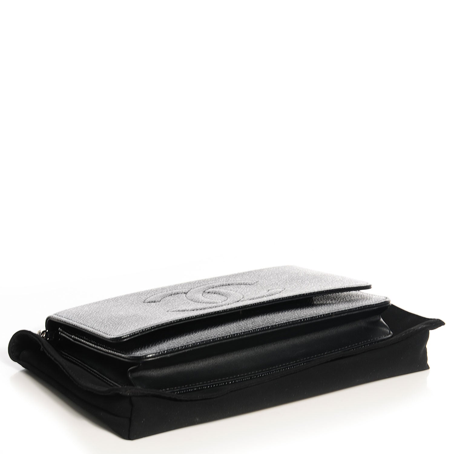 Chanel Caviar Timeless CC Wallet on Chain WOC Black 4 of 9