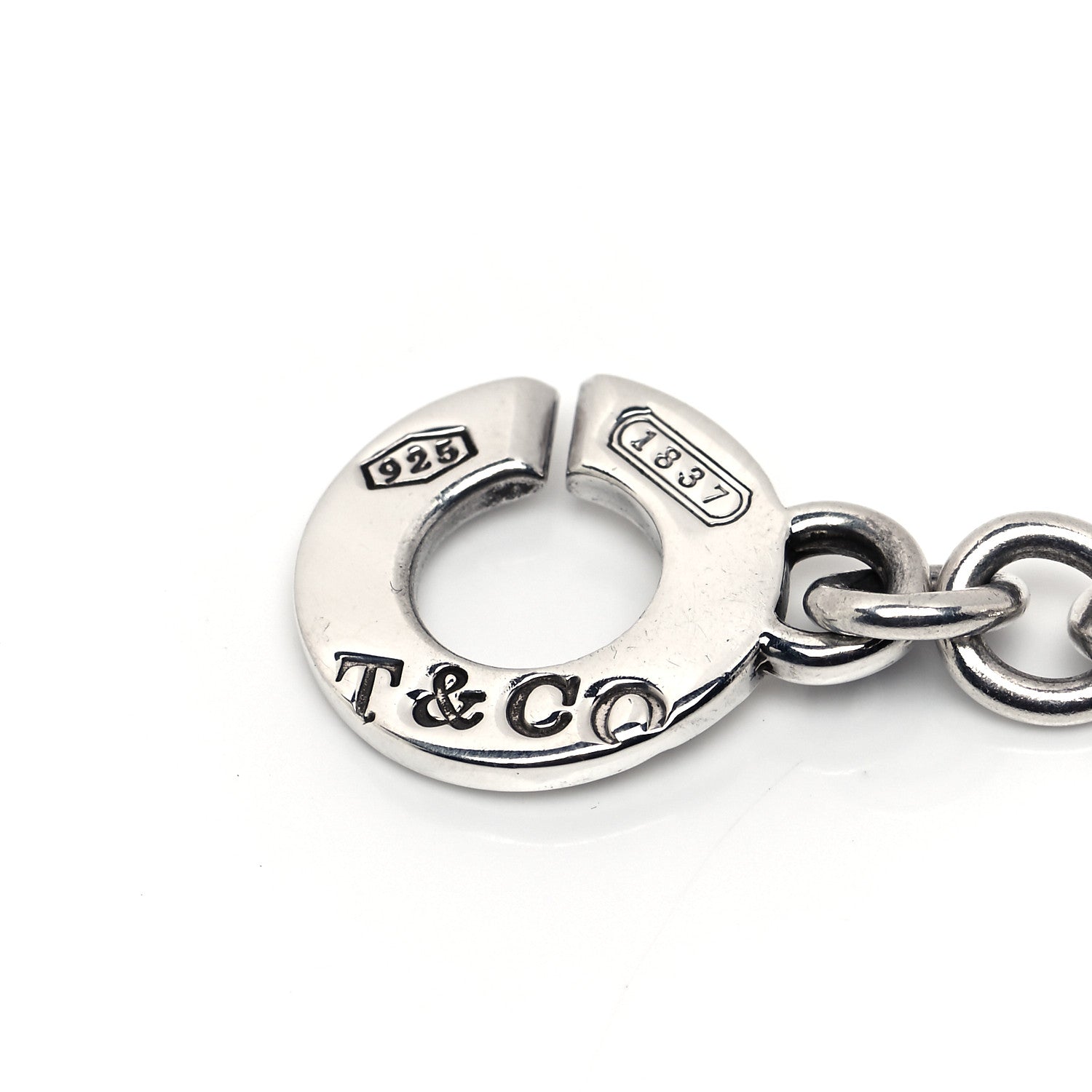 Tiffany Sterling Silver 1837 Circle Clasp Bracelet 4 of 4