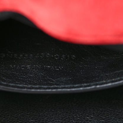 Saint Laurent Patent Matelasse Monogram Small Vicky Chain Bag Red 7 of 10
