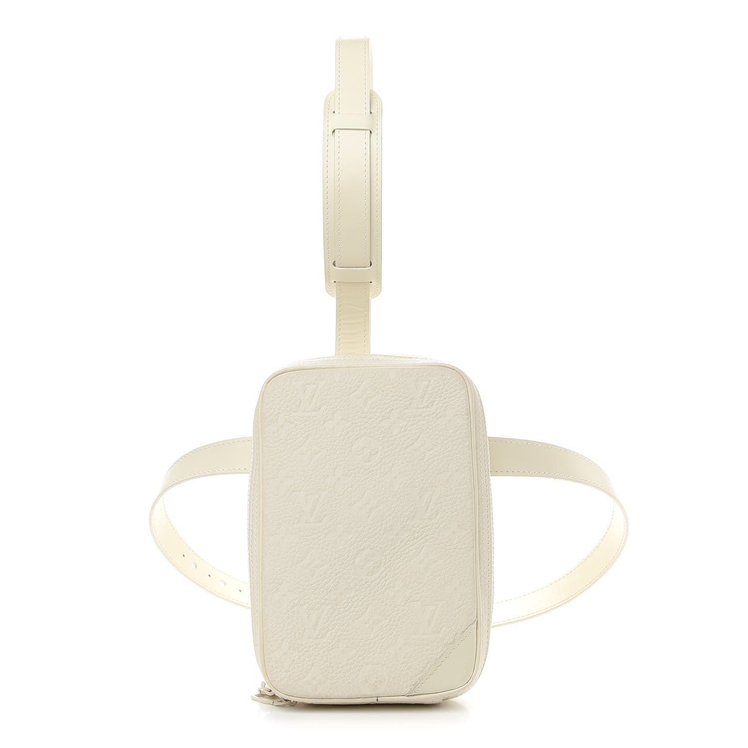 Louis Vuitton Taurillon Monogram Utility Side Bag Powder White 1 of 9