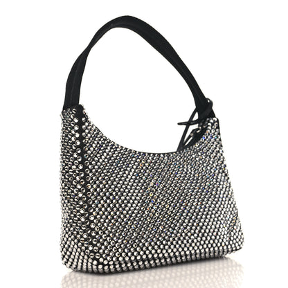 Prada Satin Crystal Mini Re-Edition 2000 Bag Cristal 3 of 10