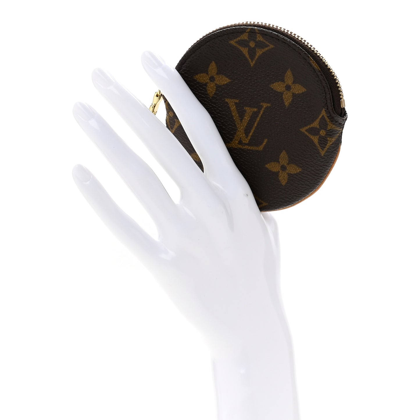 Monogram Round Coin Purse