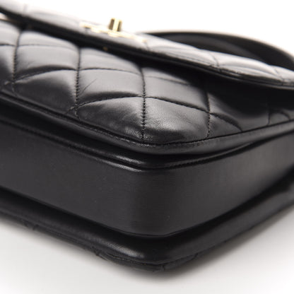 Chanel Lambskin Quilted Small Trendy CC Dual Handle Flap Bag Black 7 of 11