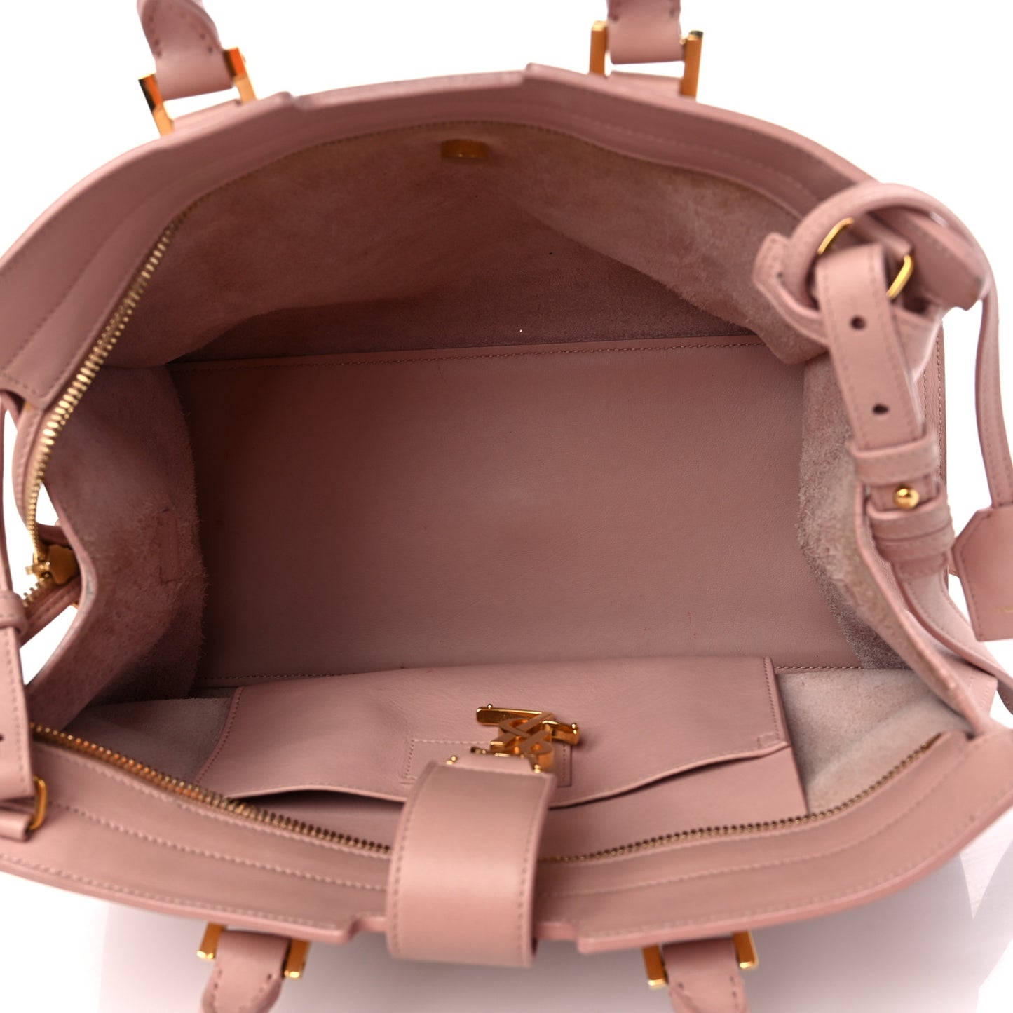 Calfskin Monogram Small Cabas Pale Blush