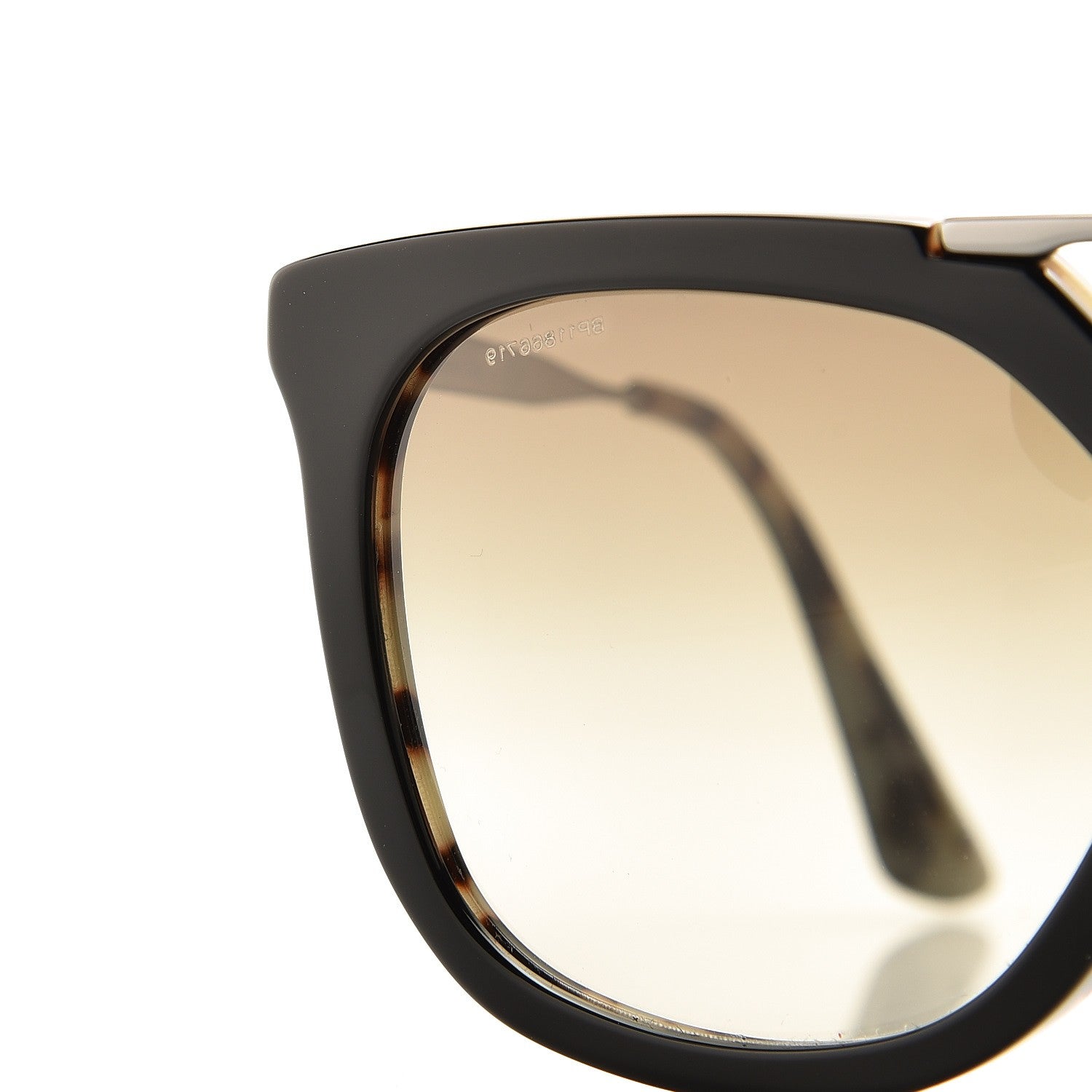 Prada Cinema Sunglasses SPR 13Q Black Grey Havana 7 of 8