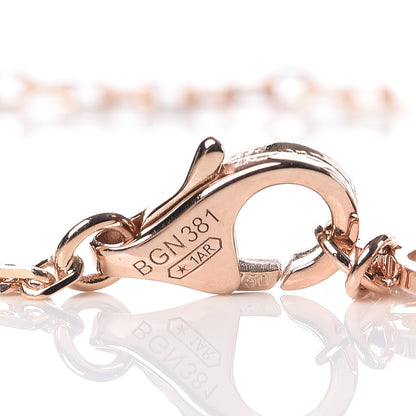 Cartier 18K Pink Gold Diamond SM D'Amour Bracelet 5 of 6