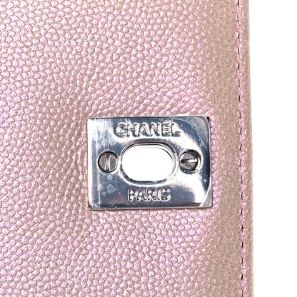 Chanel Iridescent Caviar Quilted Mini Coco Handle Flap Pink 10 of 12