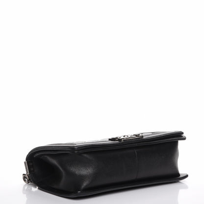 Chanel Calfskin Quilted Medium Boy Flap Black 4 of 7