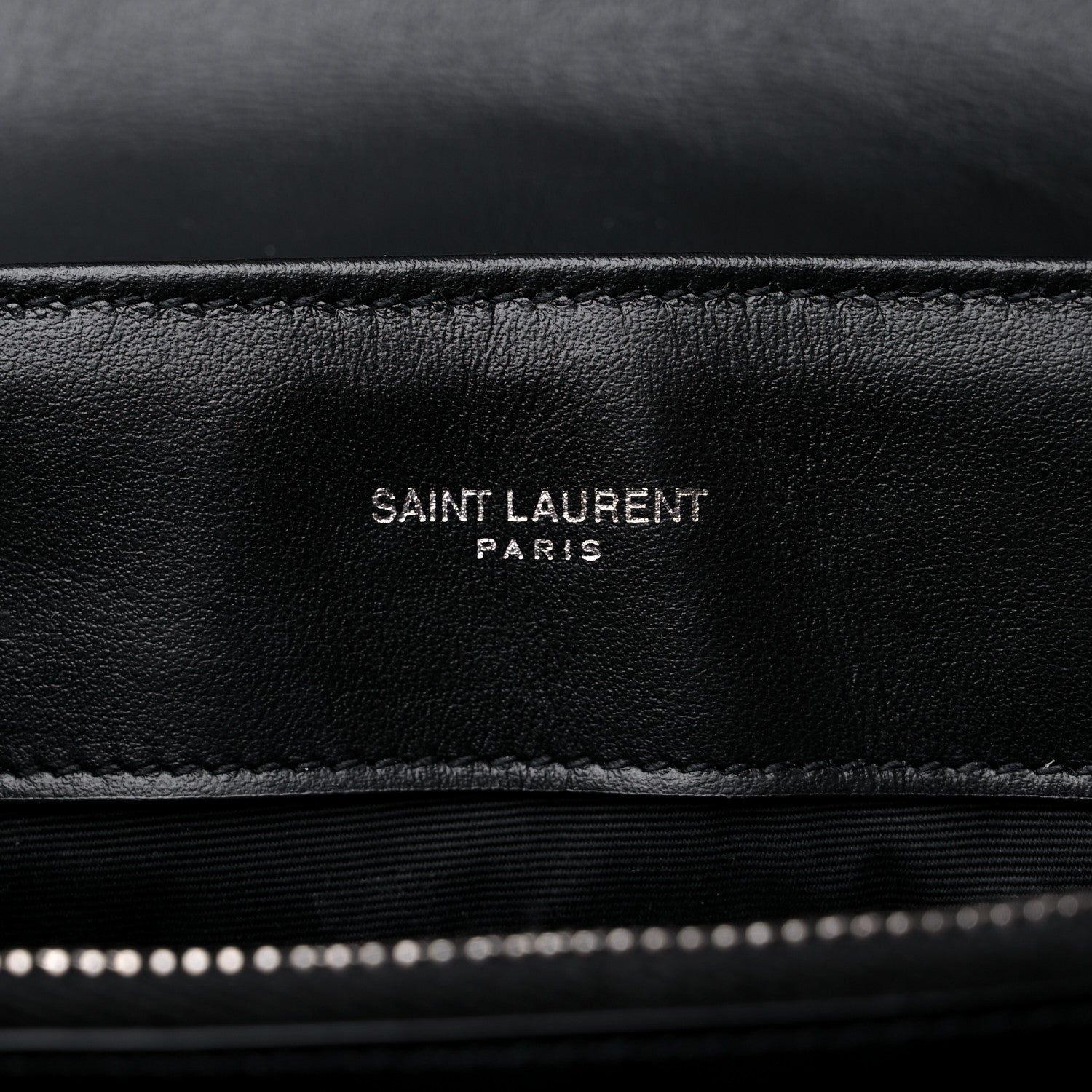 Saint Laurent Calfskin Y Quilted Monogram Medium Loulou Chain Satchel Black 6 of 9