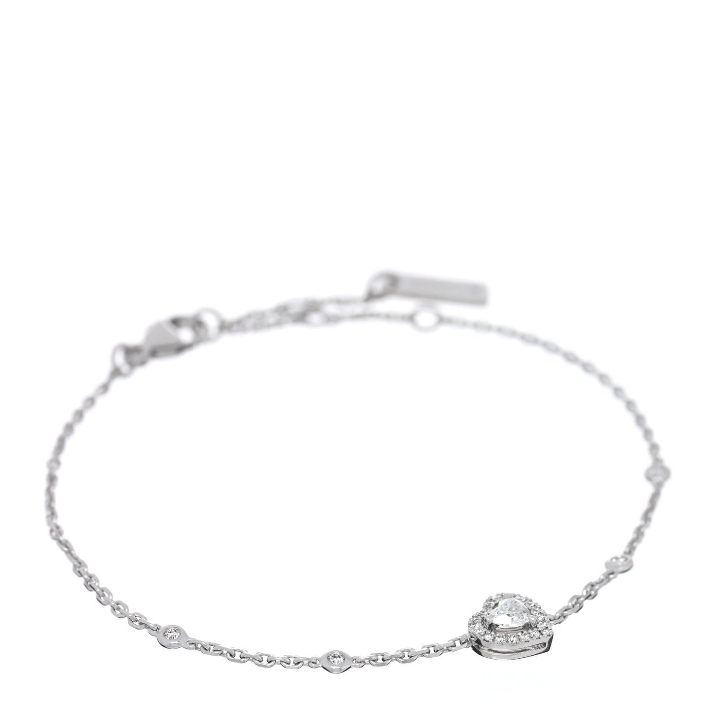 18K White Gold Diamond .15ct Joy Bracelet