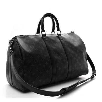 Louis Vuitton Monogram Eclipse Keepall Bandouliere 45 2 of 8