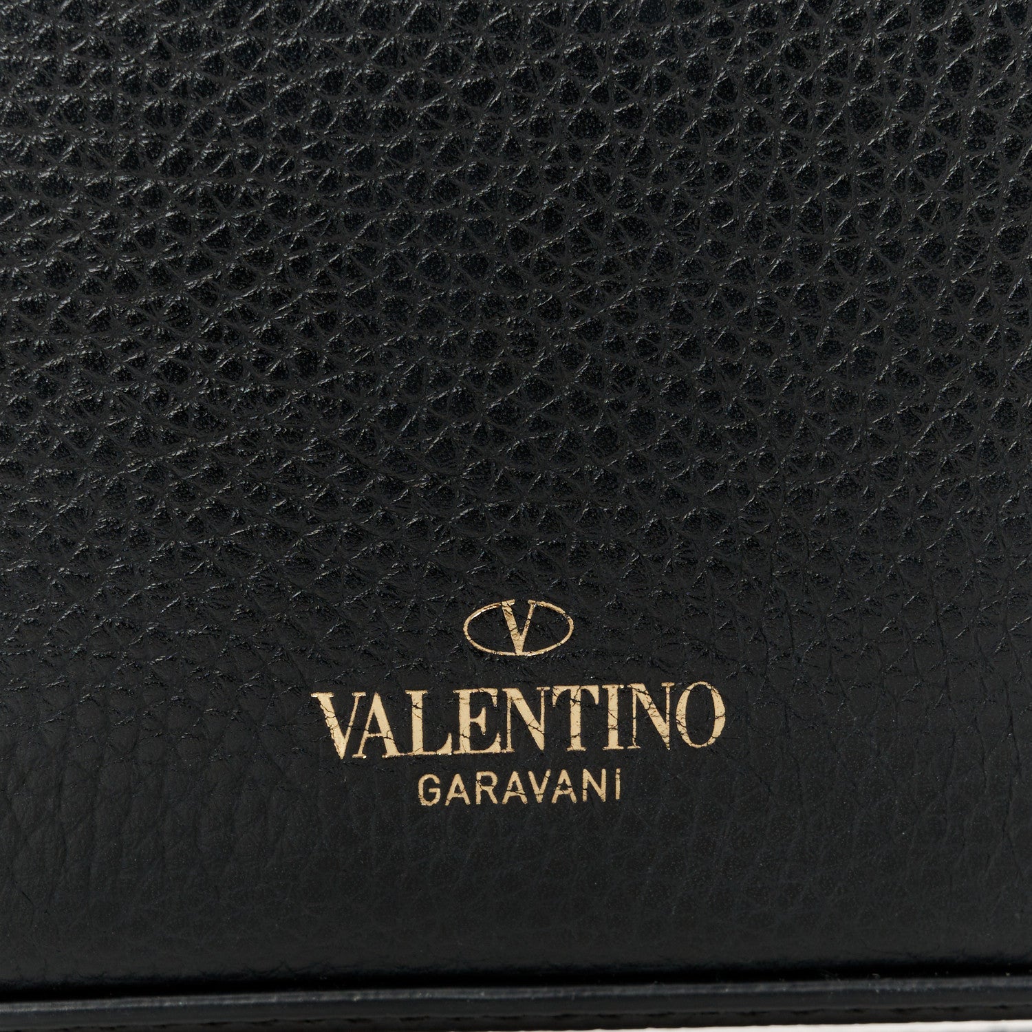 Valentino Garavani Pebbled Calfskin Medium Rockstud Flip Lock Crossbody Bag Black 7 of 10