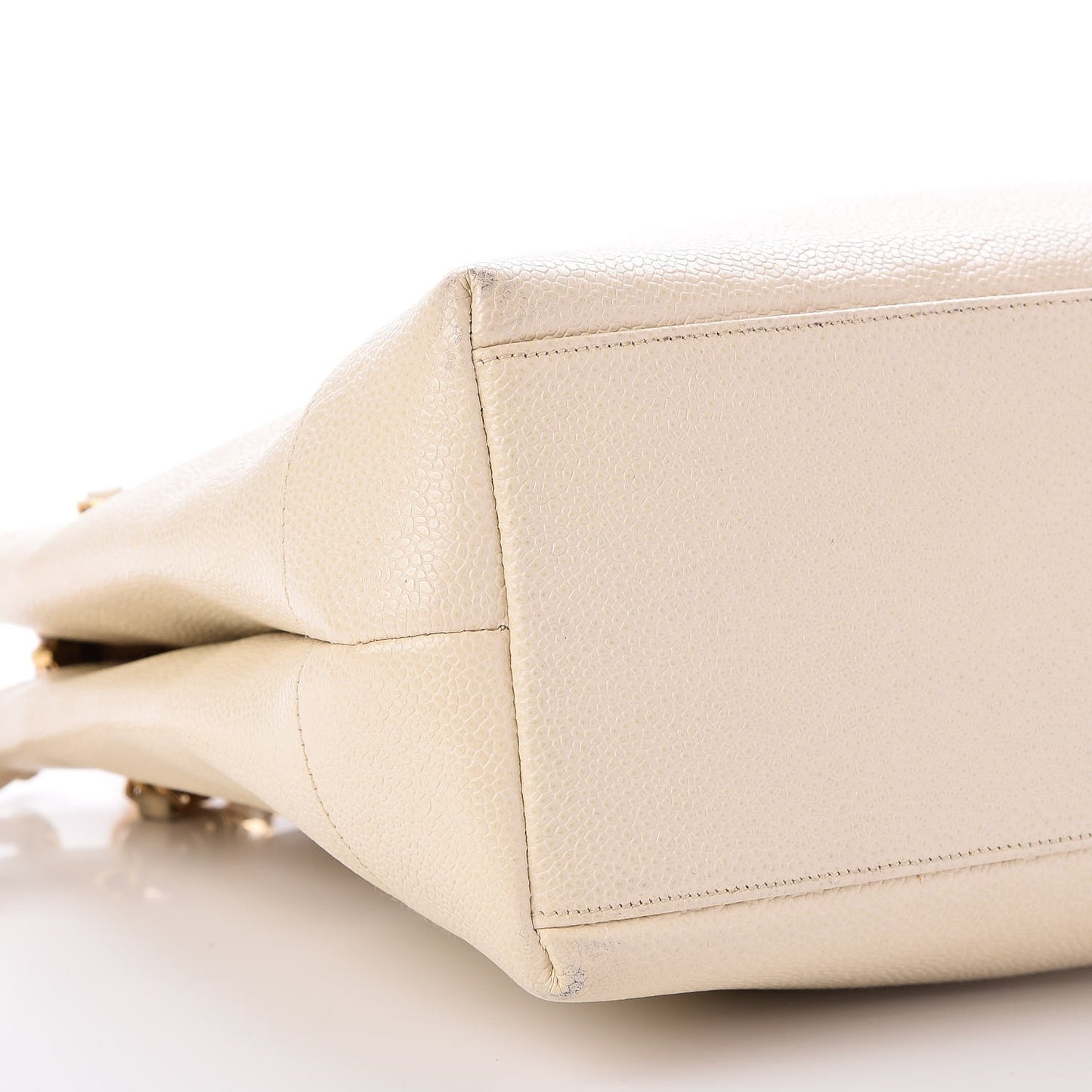 Caviar CC Shoulder Bag Beige