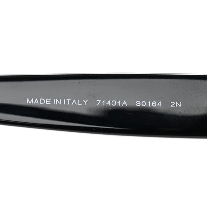 Chanel Acetate Crystal CC Shield Sunglasses 71431A Black Grey 6 of 8