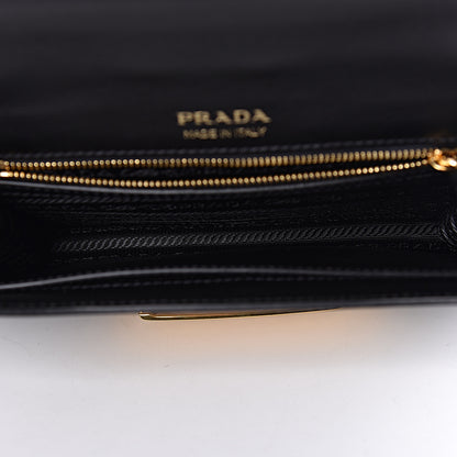 Prada City Calf Ribbon Bag Black Marmo Bianco 5 of 9