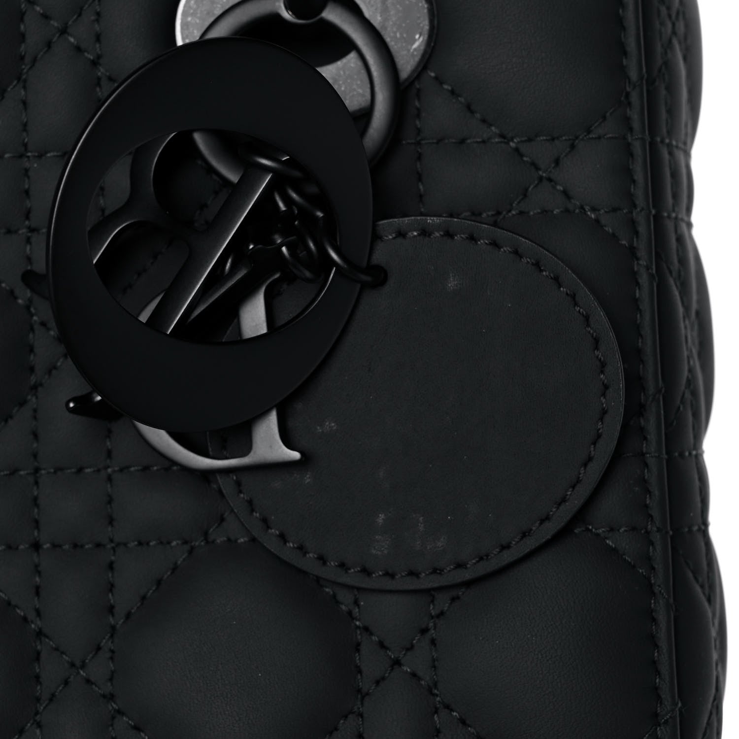 Christian Dior Ultra Matte Calfskin Cannage Small My ABCDior Lady Dior Black 17 of 19