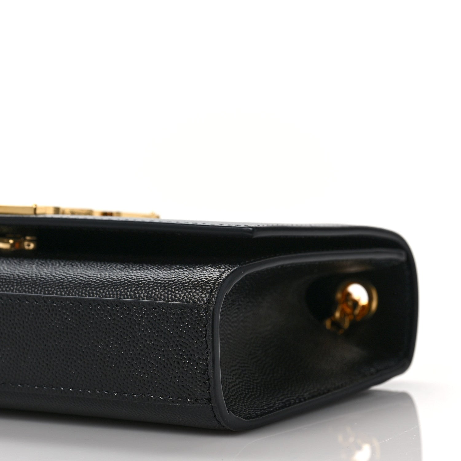 Saint Laurent Grain De Poudre Small Monogram Kate Satchel Black 8 of 8