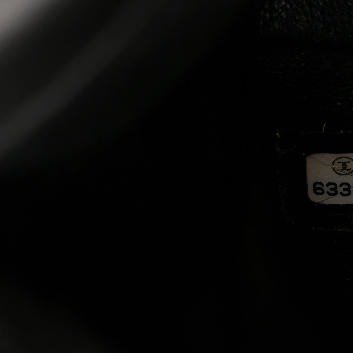 Lambskin East West Chocolate Bar Flap Black