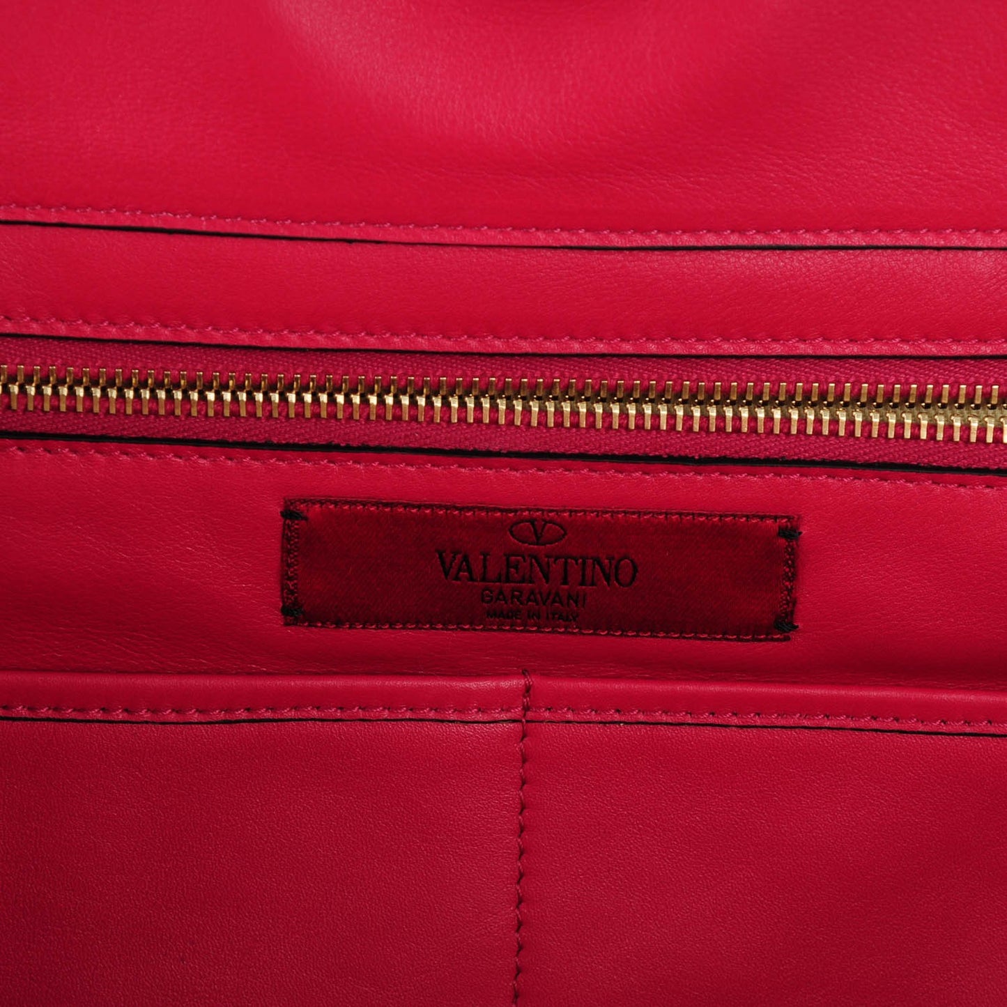 Vitello Medium Rockstud Tote Cyclamin