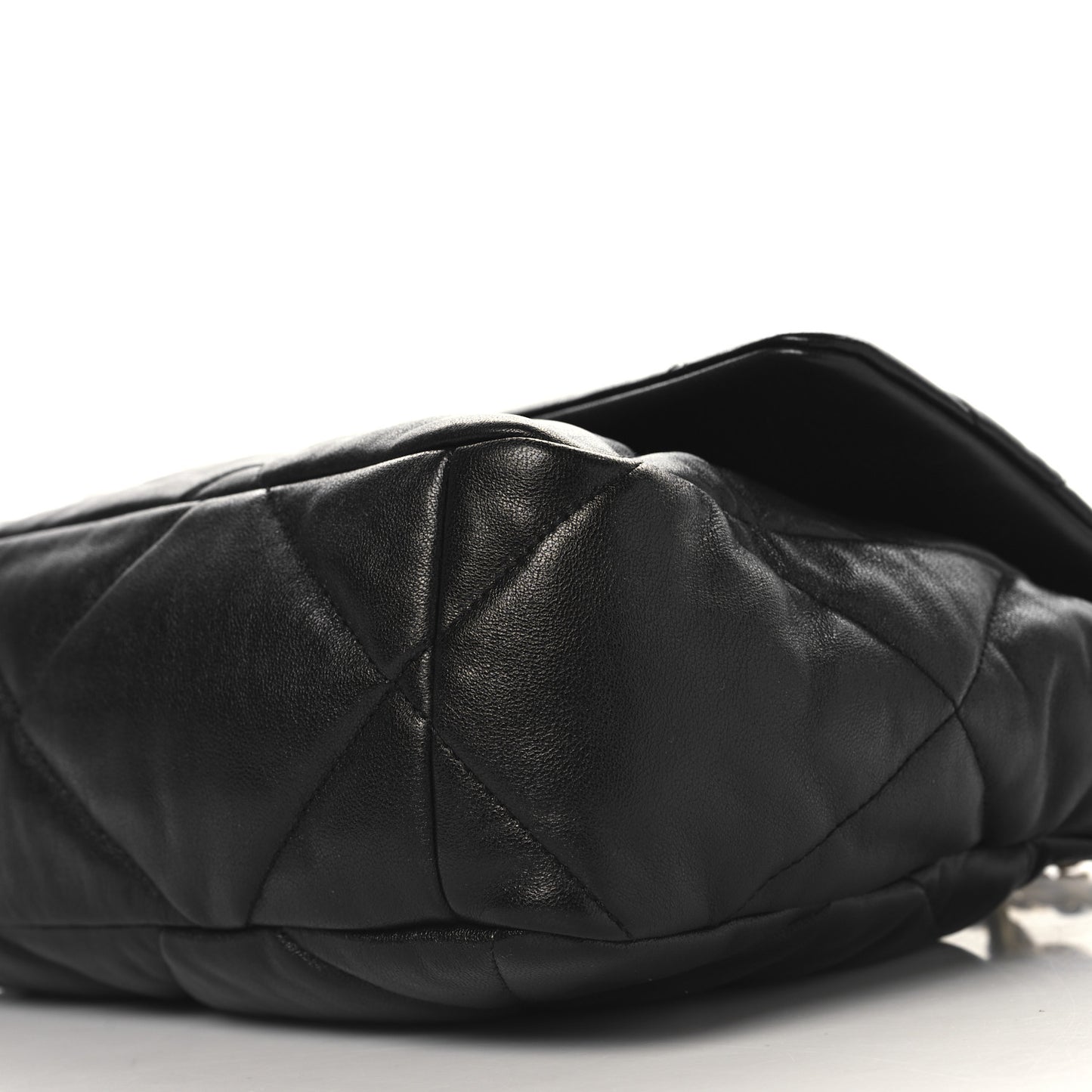 Lambskin Quilted Large Chanel 19 Flap Black
