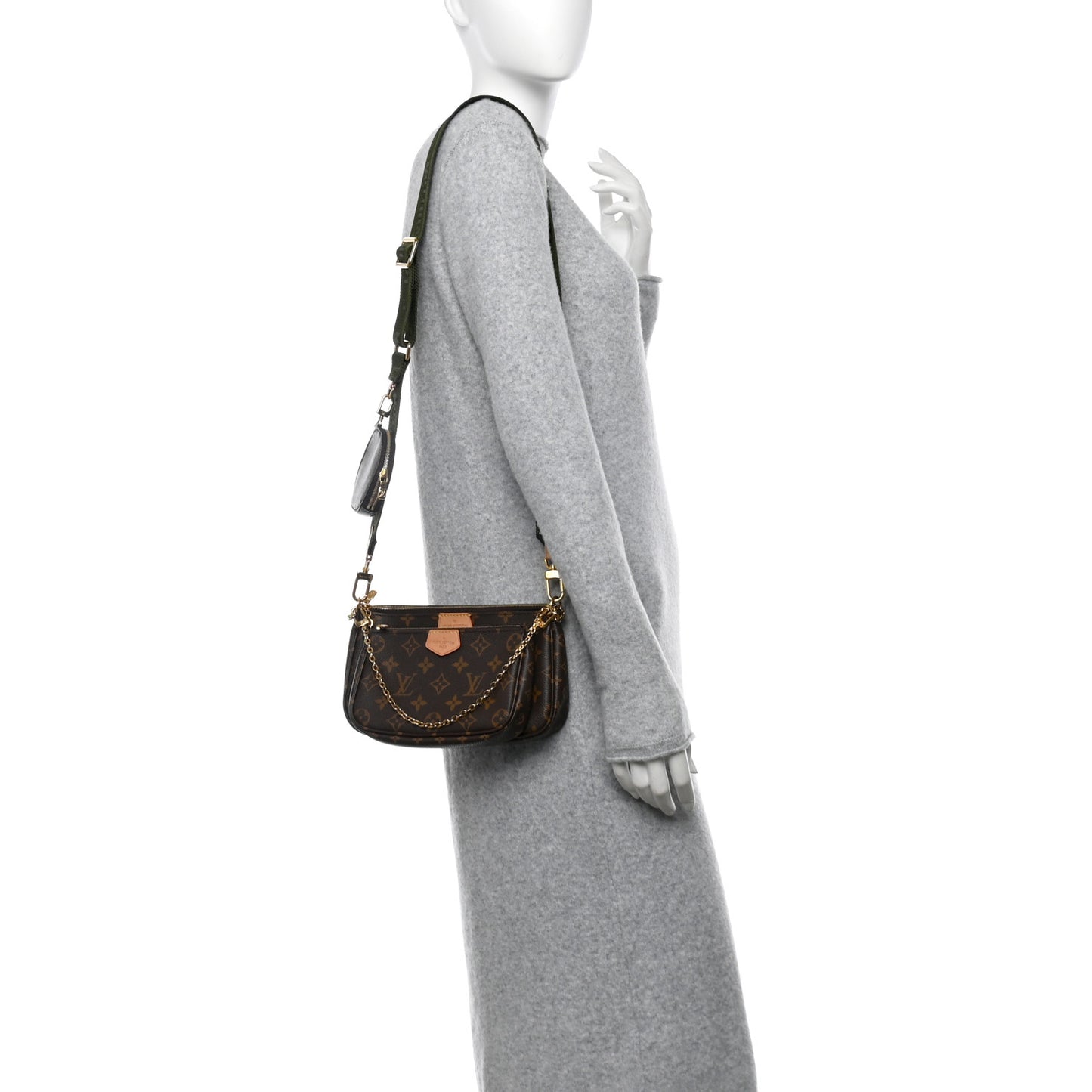 Monogram Multi Pochette Accessories Kaki