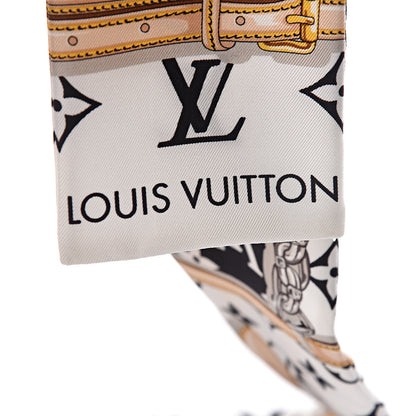 Louis Vuitton Silk Monogram Confidential Bandeau Black 3 of 5