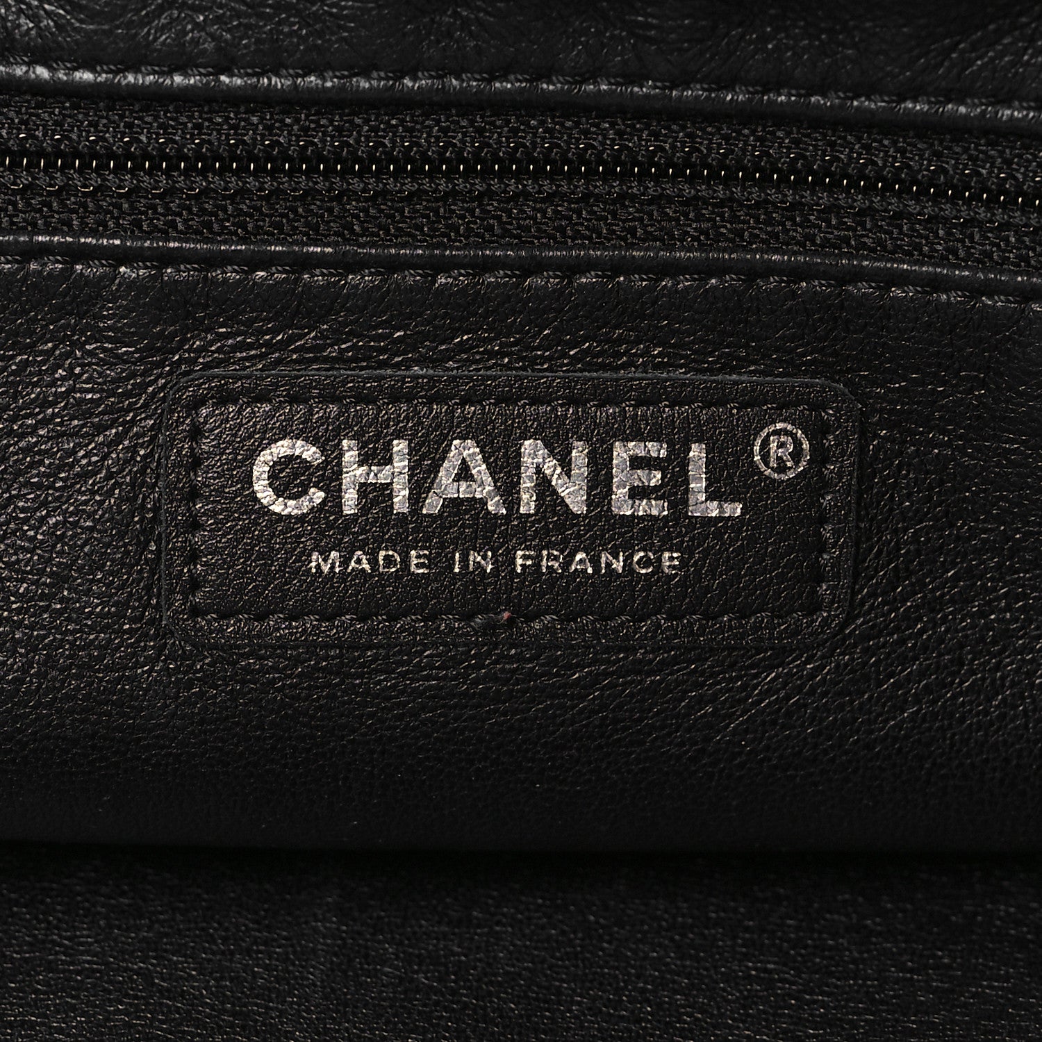 Chanel Lambskin Shearling Small Coco Neige Shopping Tote Black 6 of 8