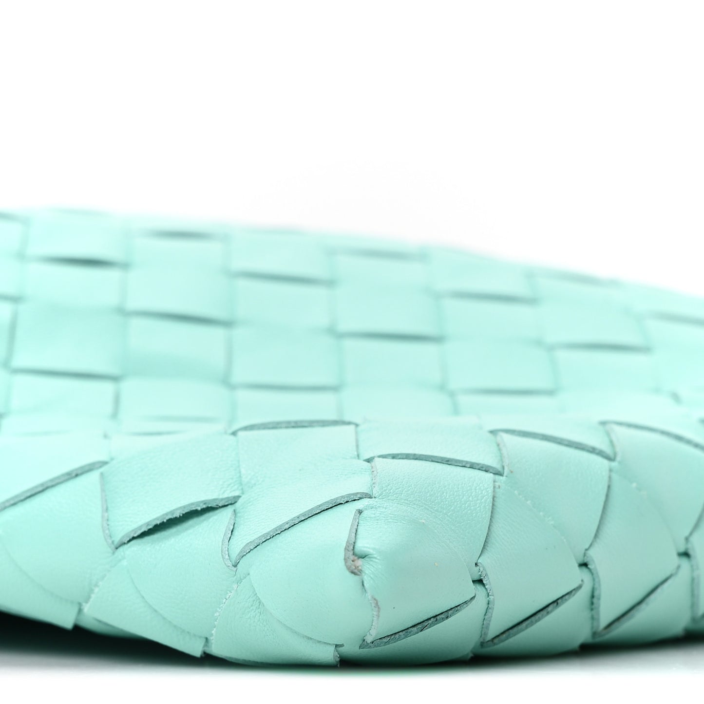 Calfskin Intrecciato Mini Hop Green Oasis
