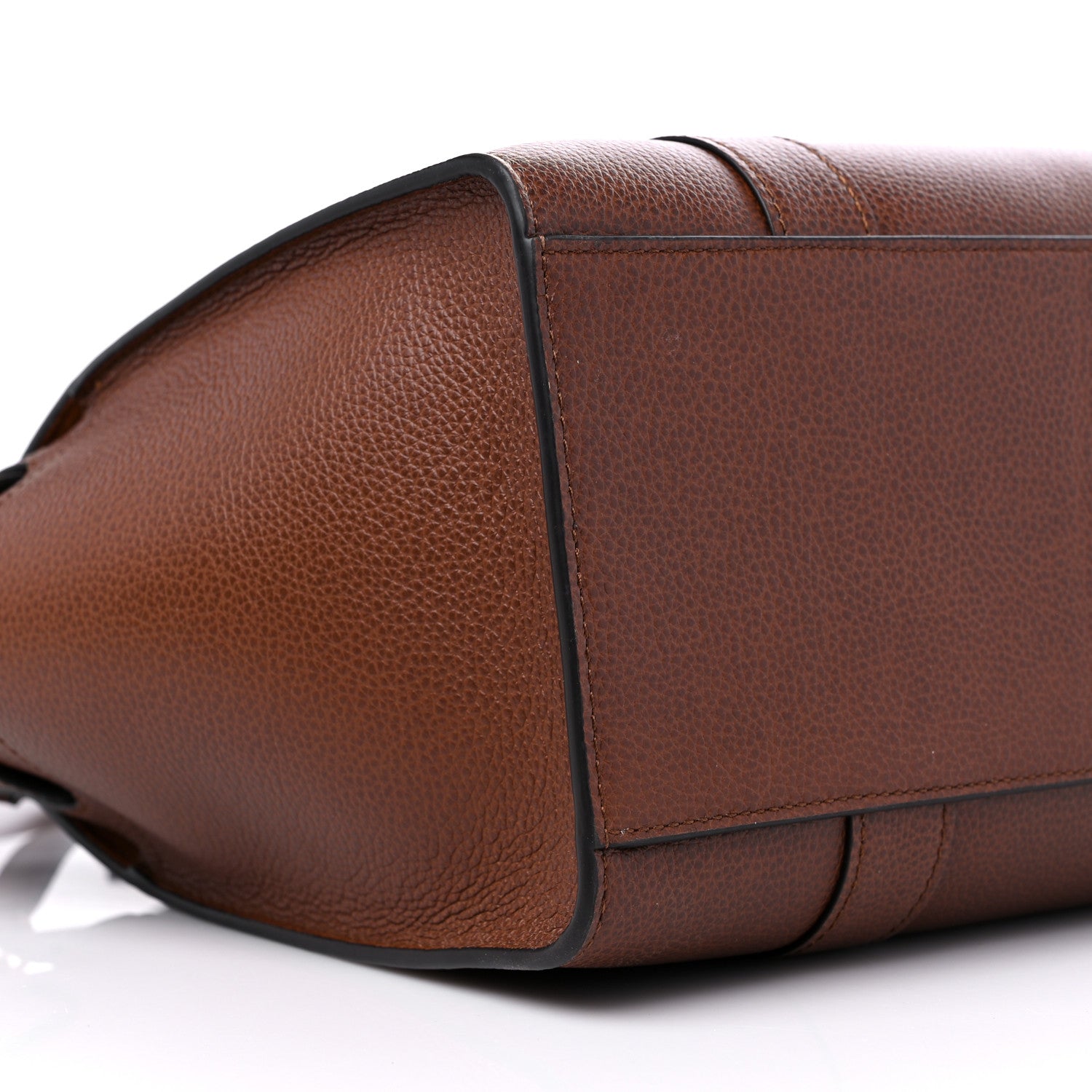 Mulberry Classic Grain Small Bayswater Zip Tote Oak 7 of 9