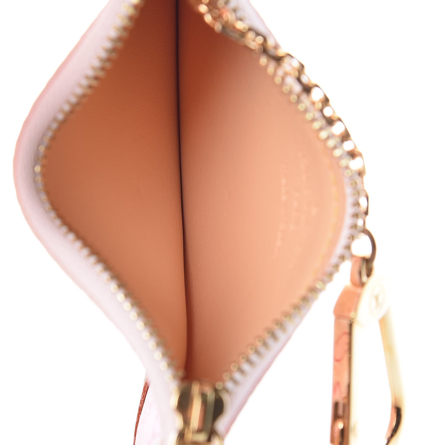Monogram Cherry Blossom Key Pouch Pink