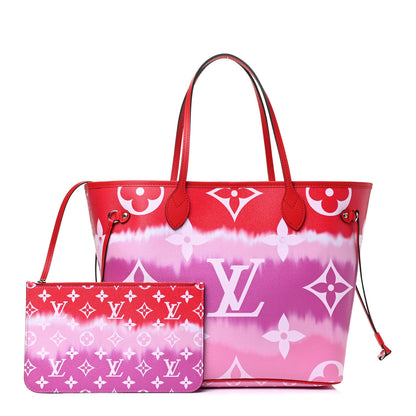 Louis Vuitton Monogram Escale Neverfull MM Rouge 1 of 4