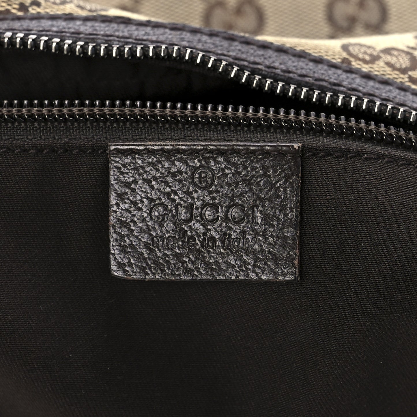 Monogram Medium Half Moon Hobo Dark Brown