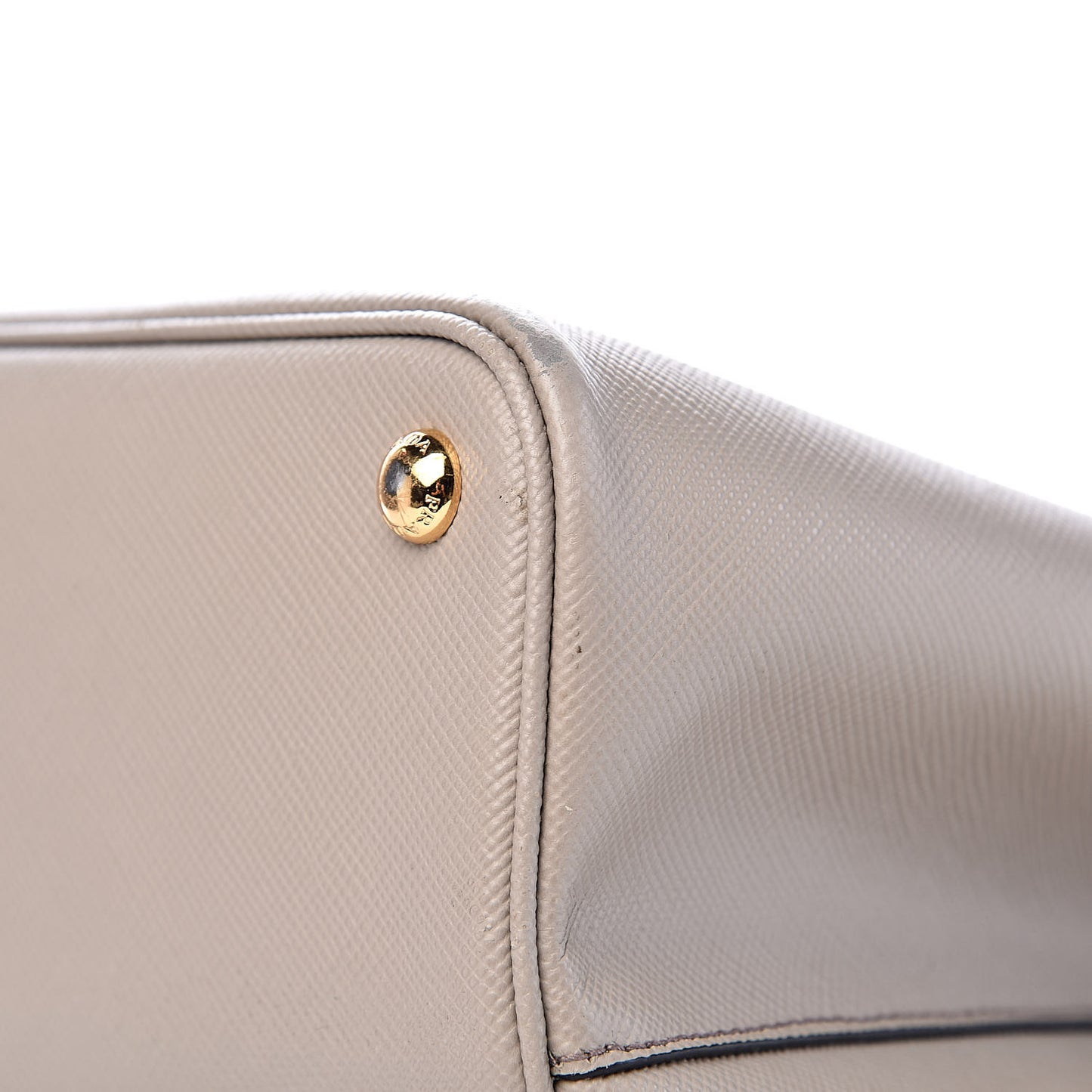 Saffiano Cuir Medium Double Bag Pomice