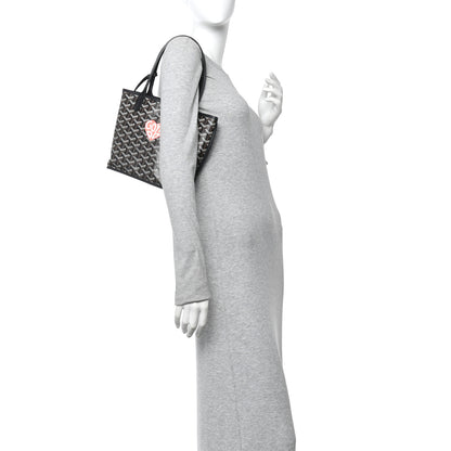 Goyard Goyardine Coeur Reversible Mini Anjou Black 2 of 10