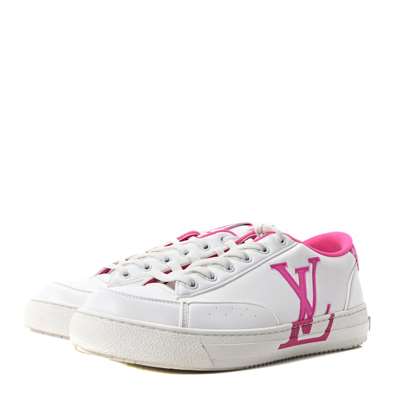 Louis Vuitton Calfskin Charlie Sneaker 41 Magenta 4 of 10