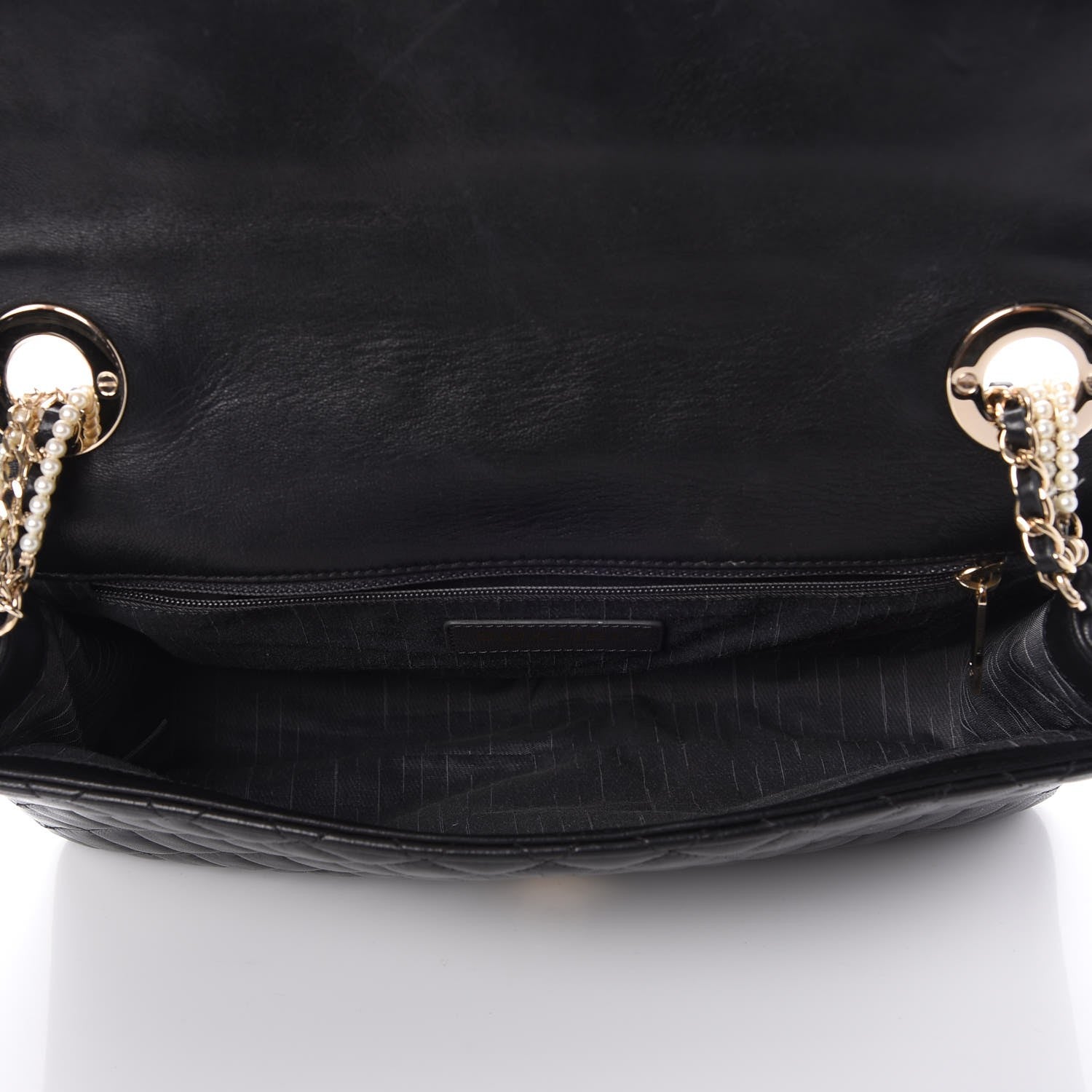 Chanel Lambskin Medium Westminster Pearl Flap Black 5 of 7