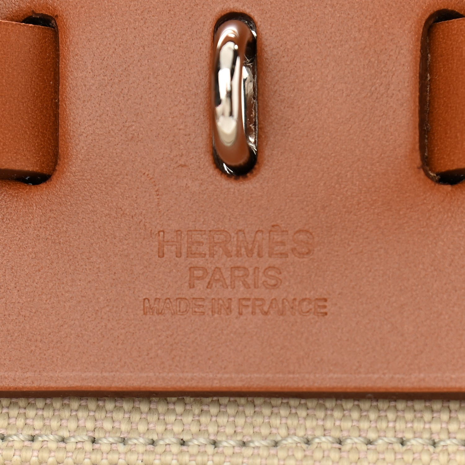 Hermes Vache Hunter Criss Viking Herbag Zip Retourne 31 PM Beton Fauve 8 of 12