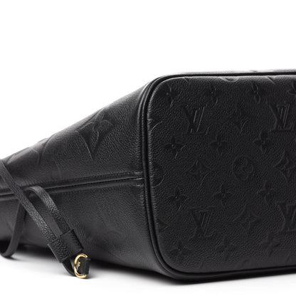Louis Vuitton Empreinte Monogram Giant Neverfull MM Black 6 of 9