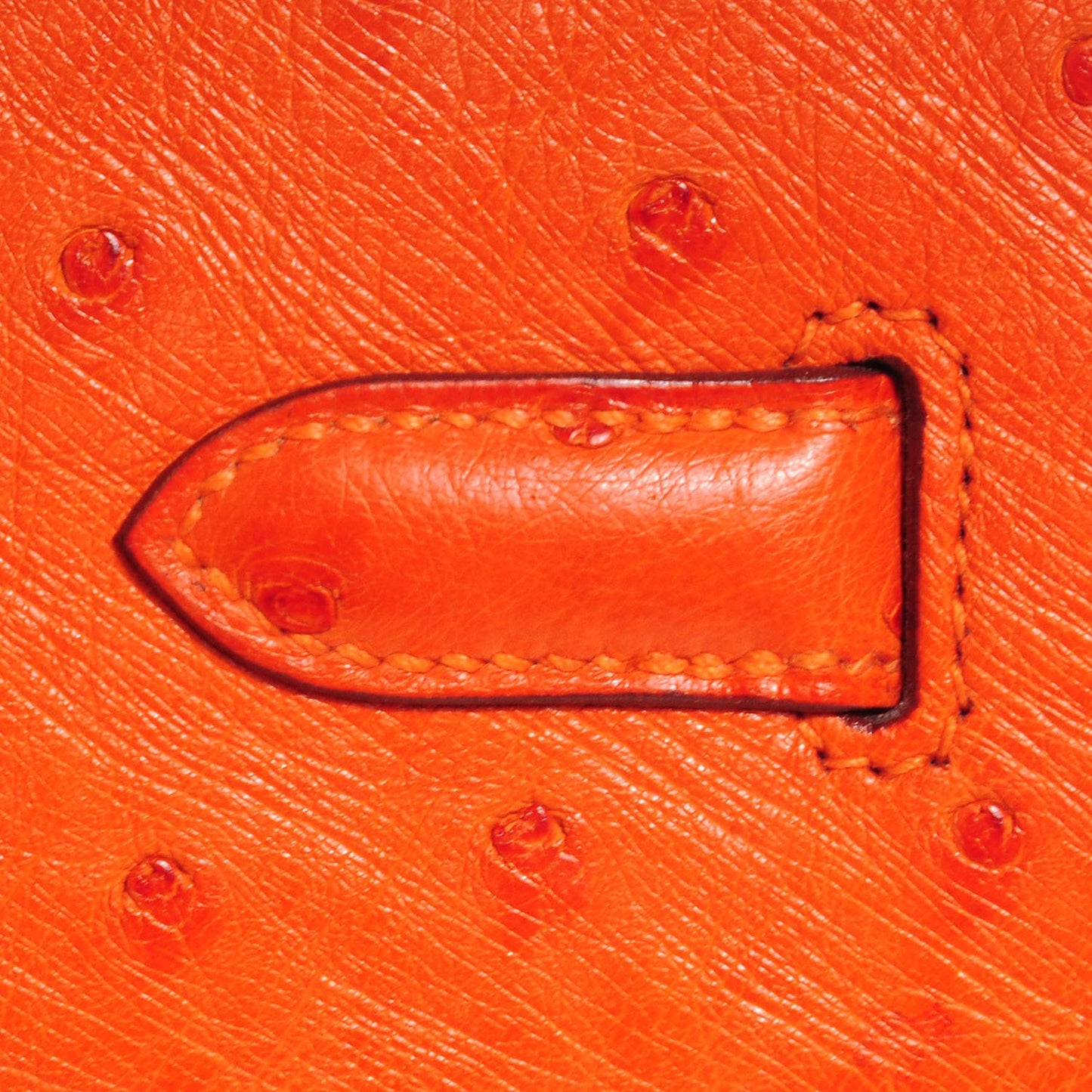 Ostrich Birkin 35 Orange