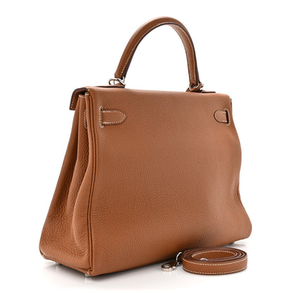 Hermes Togo Kelly Retourne 32 Gold 3 of 14