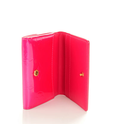 Louis Vuitton Vernis Ludlow Wallet Rose Pop 6 of 6
