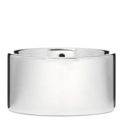 Tiffany Sterling Silver Diamond Wide Locks Band Ring 47 4 3 of 5