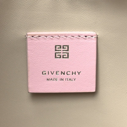 Givenchy Coated Canvas Logo 4G Embossed Small Moon Cut Out Shoulder Bag Blossom Pink 6 of 10